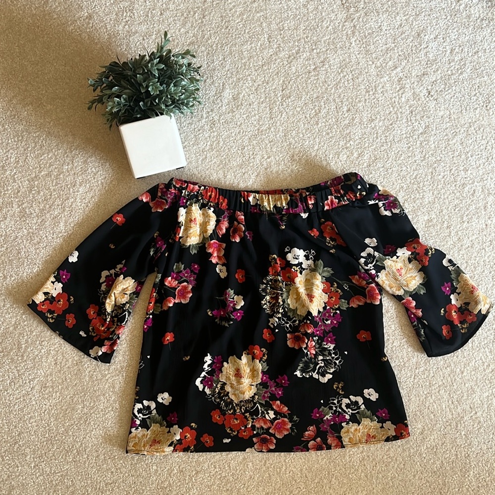 Renee C Elvira Off the Shoulder Top